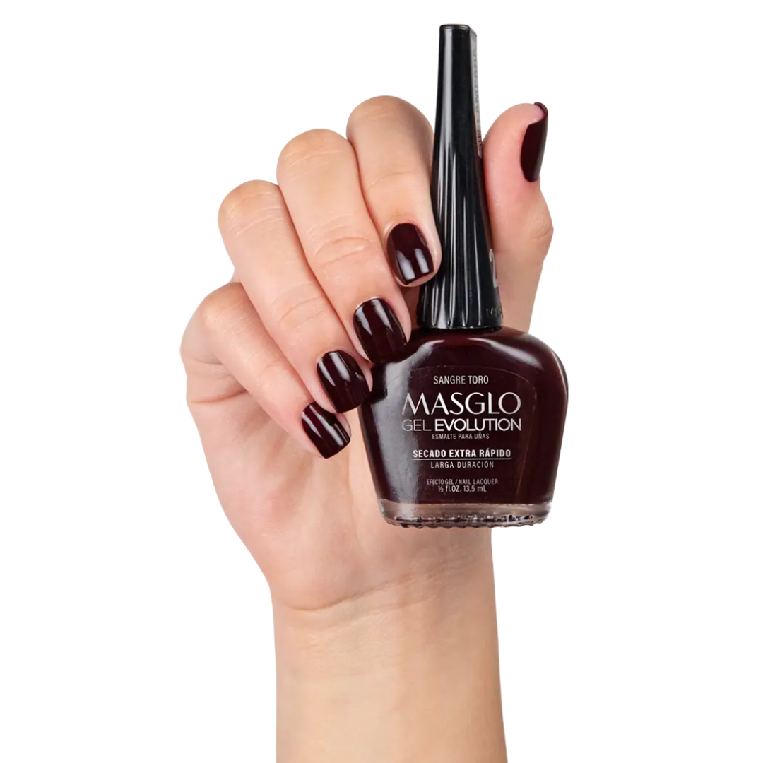Esmalte Efecto Gel Evolution Sangre Toro Masglo