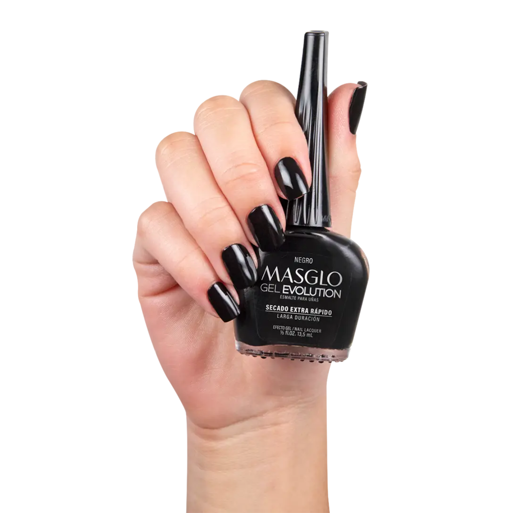 Esmalte Efecto Gel Evolution Negro Masglo