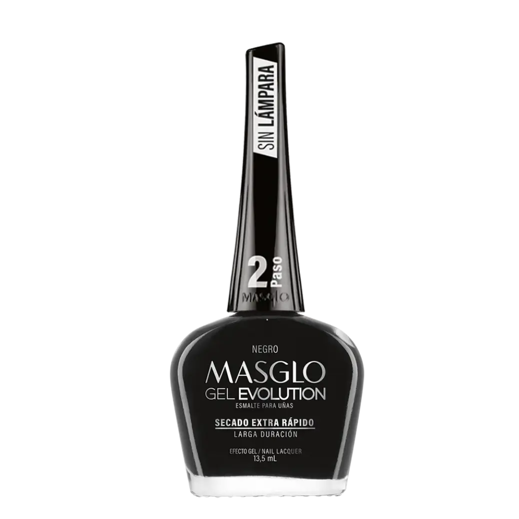 Esmalte Efecto Gel Evolution Negro Masglo