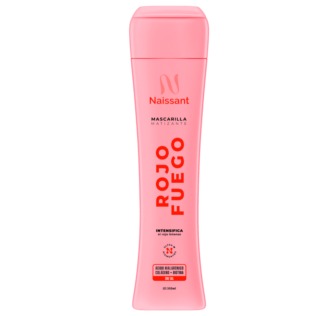 Mascarilla Rojo Fuego