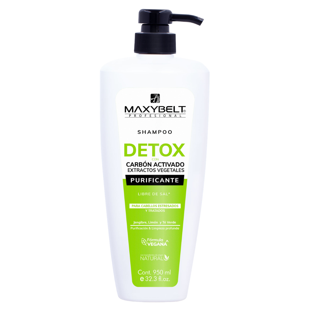 Shampoo Detox Carbón Activado Maxybelt