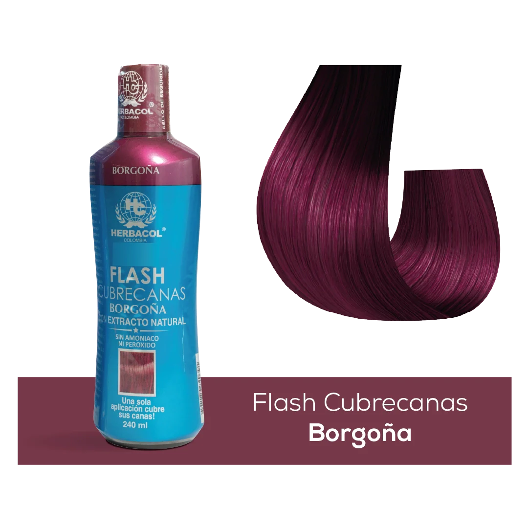Tonico Flash Cubre Canas Borgoña Herbacol