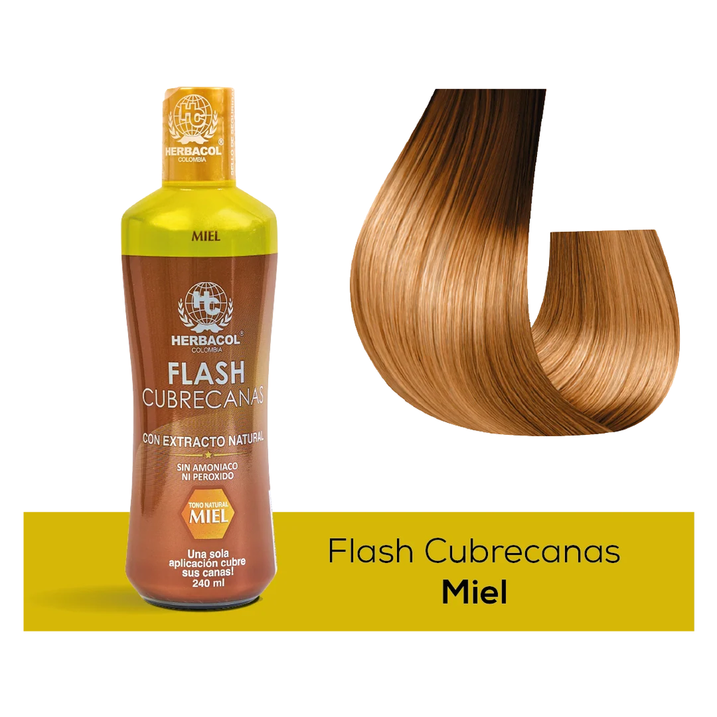 Tonico Flash Cubre Canas Miel Herbacol
