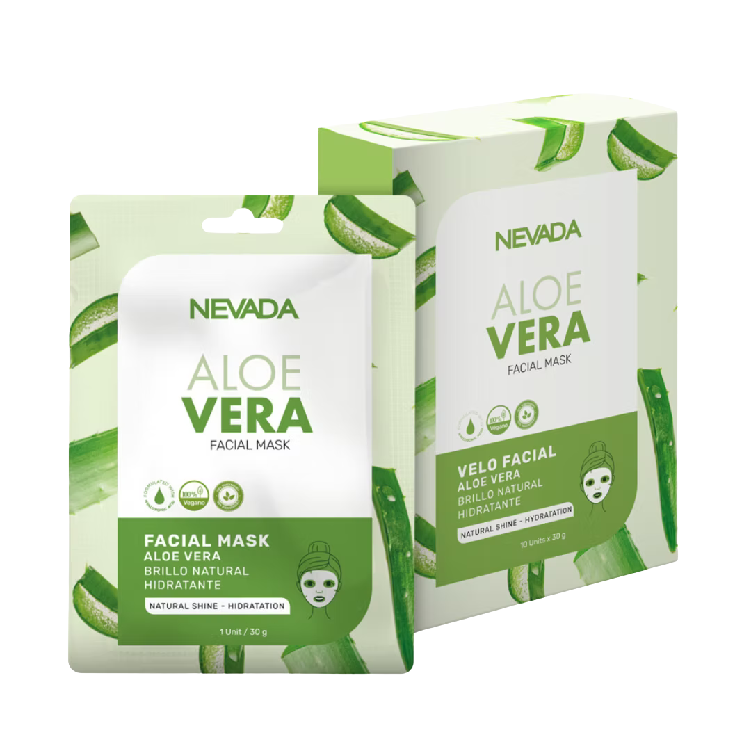 Mascarilla Facial Velo Aloe Vera Nevada