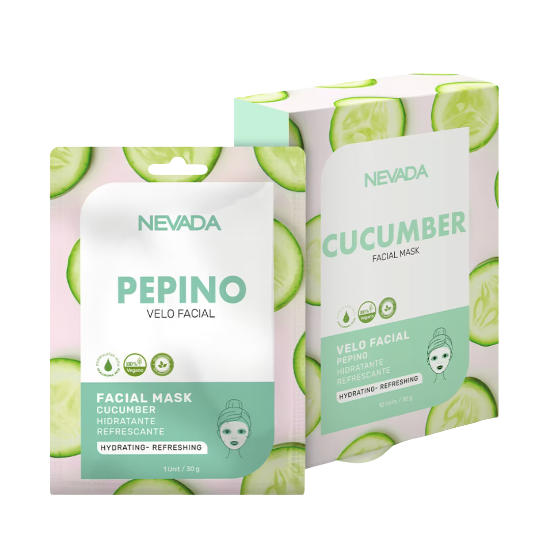 Mascarilla Facial Velo Pepino Nevada