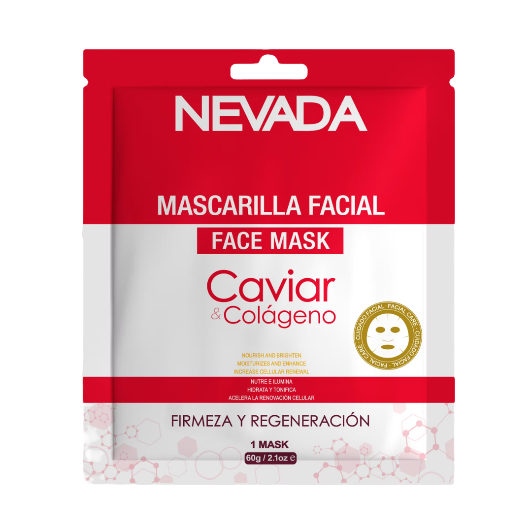 Mascarilla Facial Caviar y Colageno Nevada