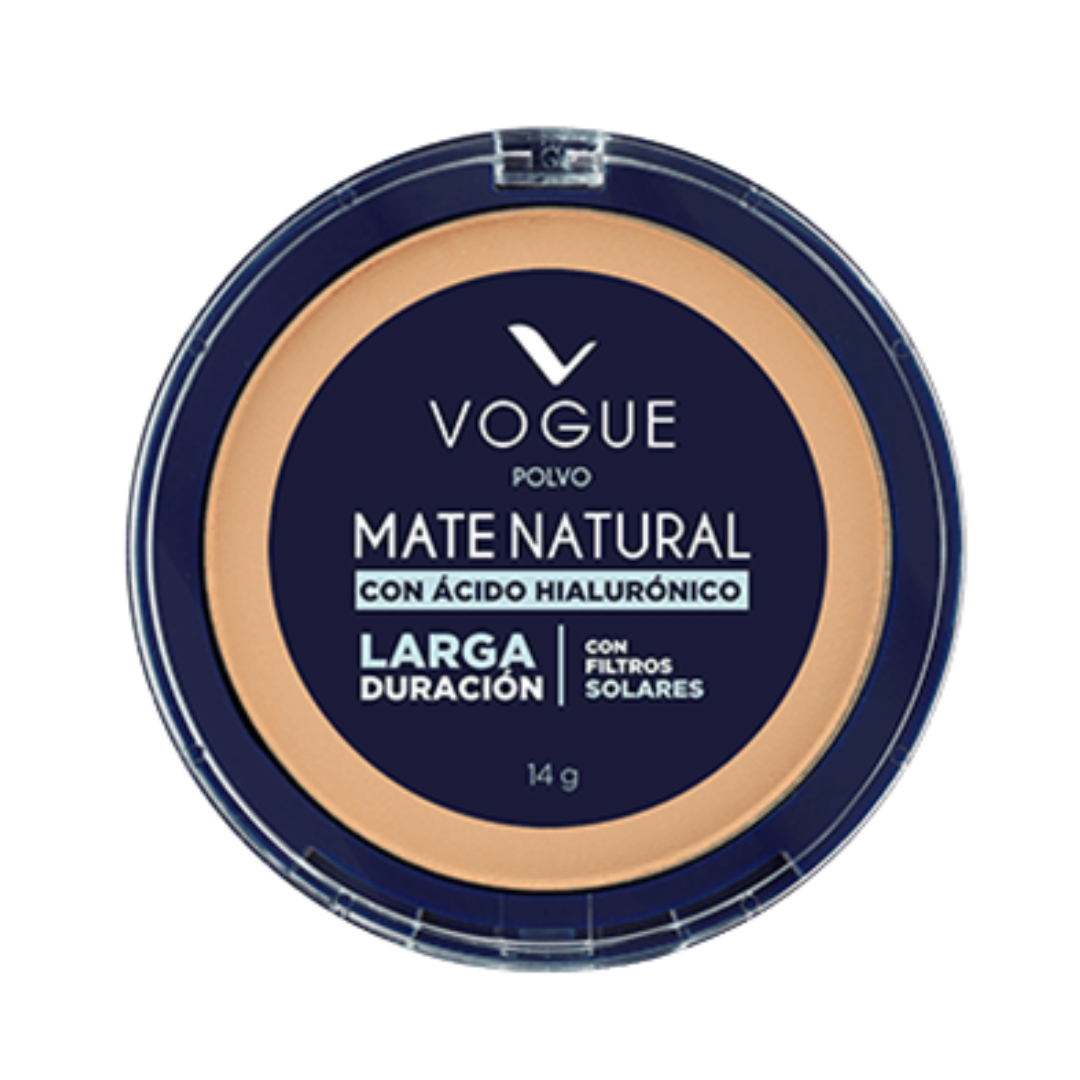 Polvo Compacto Mate Natural Caramelo