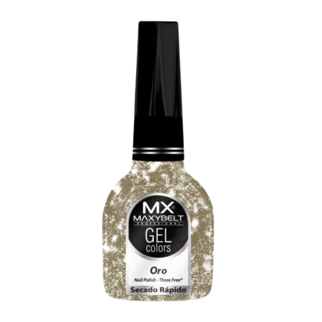 Esmalte Gel Colors Oro Maxybelt