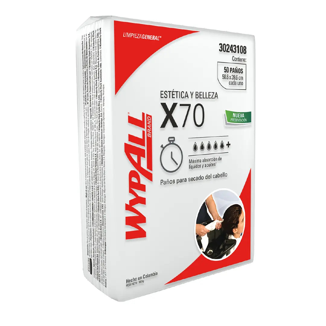 Toalla Cabello Desechable Wypall